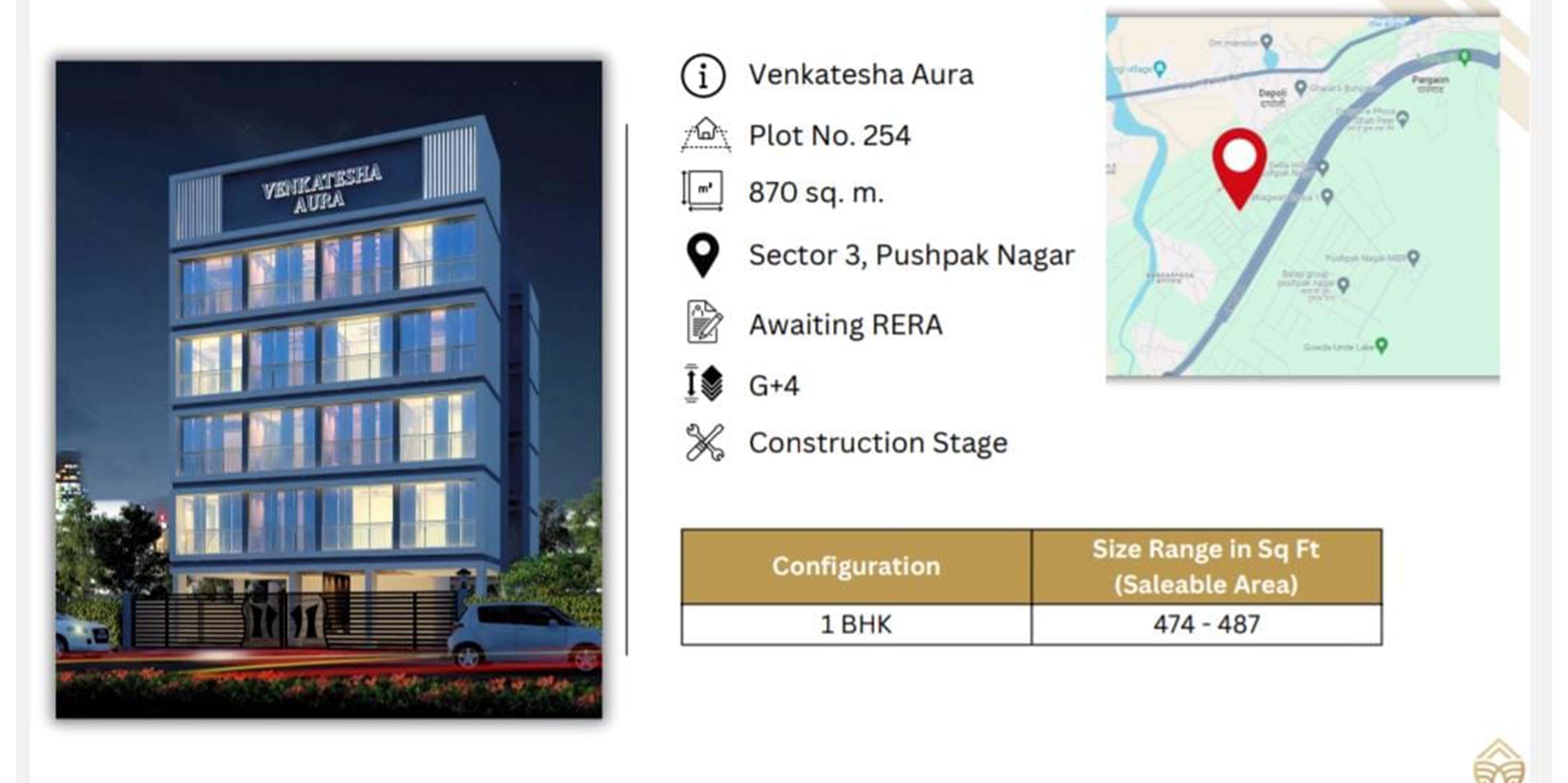 Venkatesha Aura Pushpak Nagar