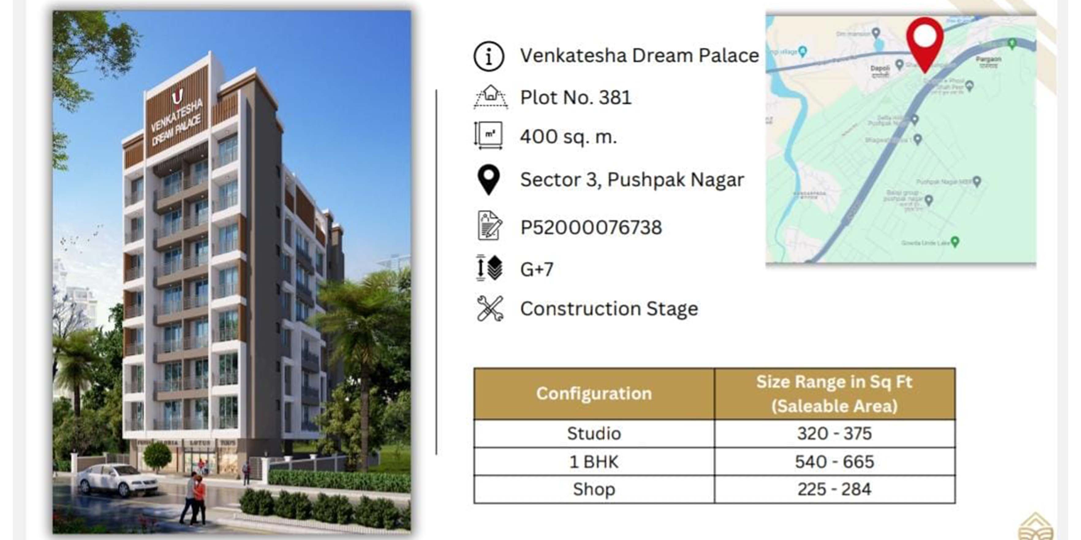 Venkatesha Dream Palace Pushpak Nagar